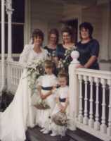 Debbie, Tracey, Donna, Nicky; Christina, Jackie (front)