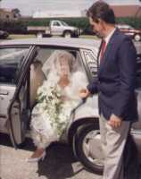 Dad (Ralph Smith) helps Debbie out of the car