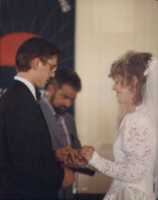Debbie: With this ring, I thee wed